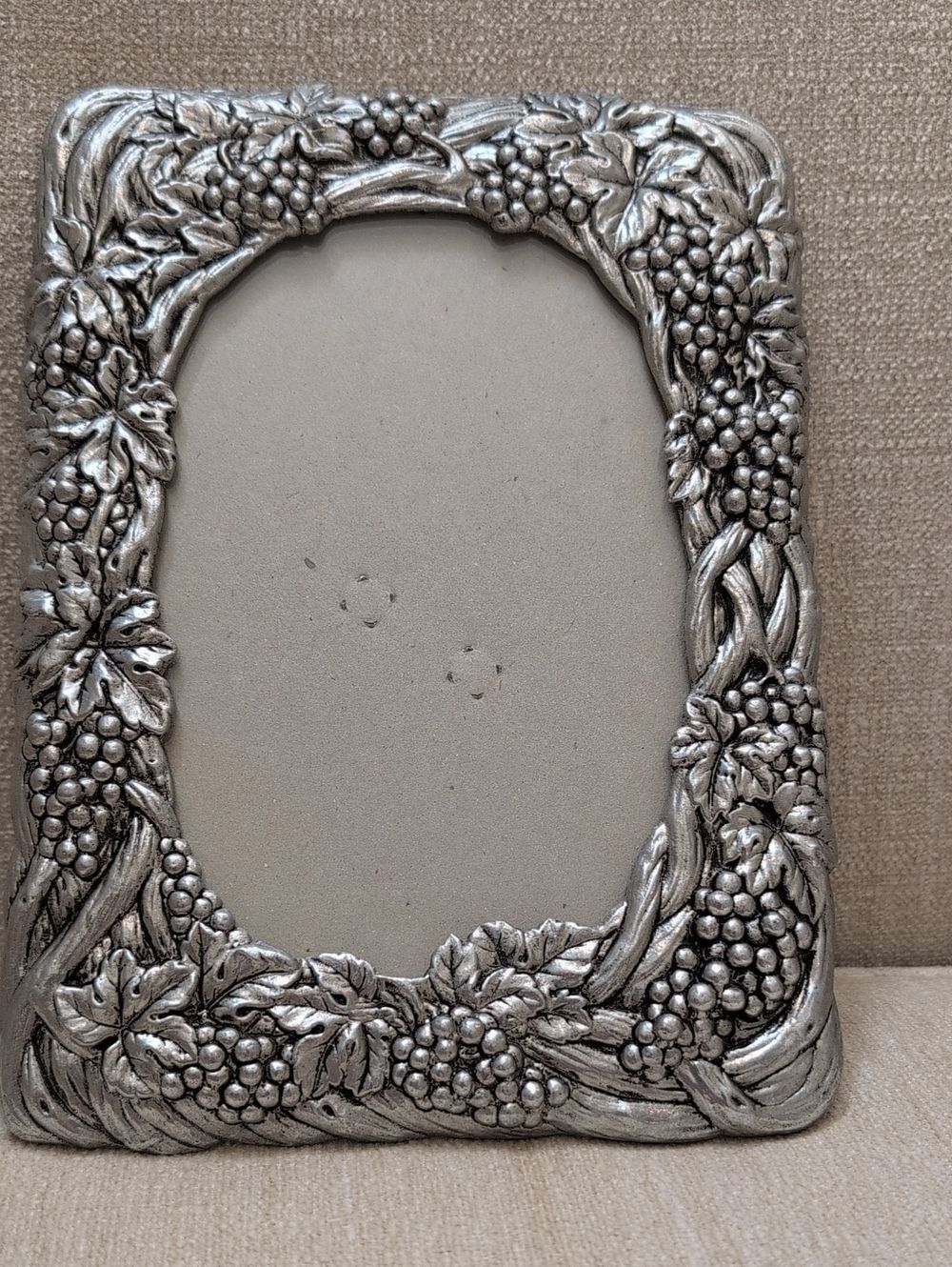 Arthur Court Ornate Silver Pewter Grape Vine Picture Frame Vintage 1990